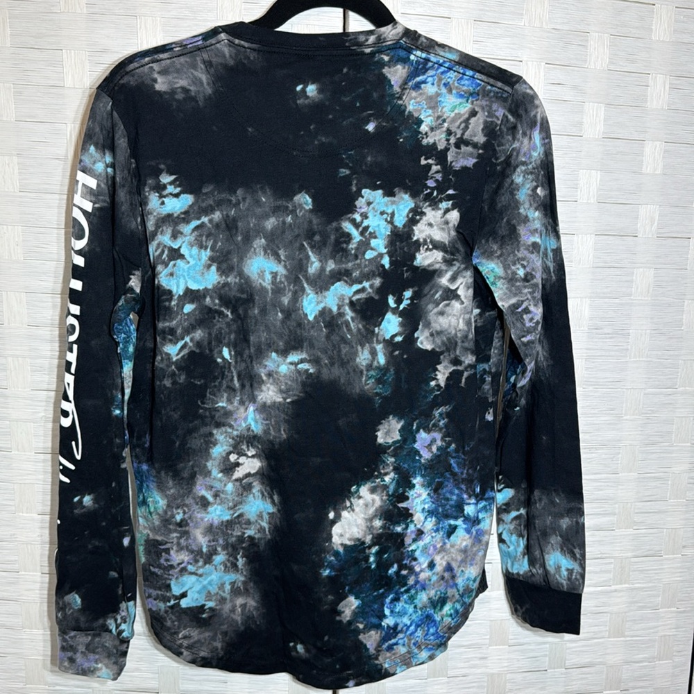 Hollister Must - Have Collection Blue Tie Dye Long Sleeve Size XS - Picture 4 of 7
